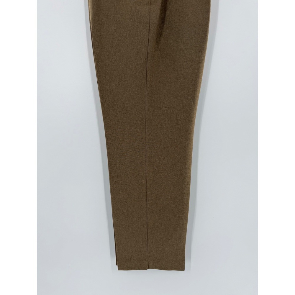 Alison Daley Womens Elastic Waist Straight Leg Pants Tan Brown Size 16 - Picture 3 of 9